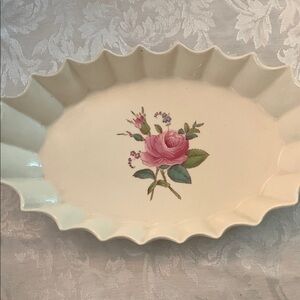 Spode Copeland Billingsley Rose dish
11” long
61/2” wide
EUC